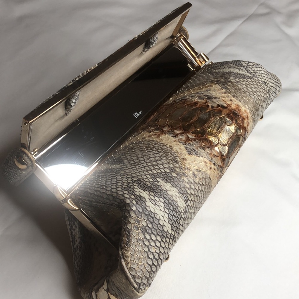 Christian Dior Rare Python Handbag - Picture 9 of 15
